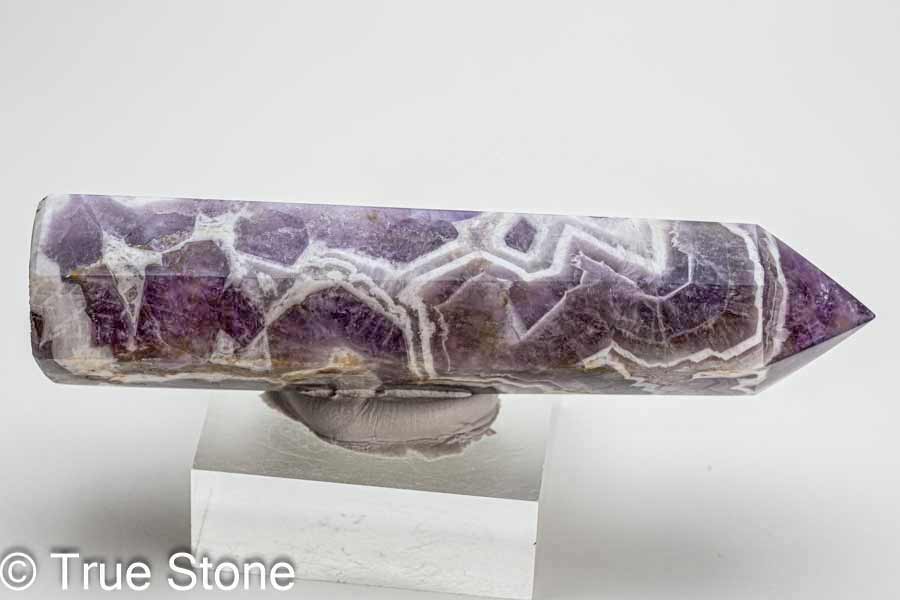 シェブロンアメジスト 六角柱 ホワイトクォーツ アメジスト アメシスト 天然石 原石