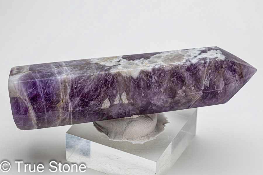 シェブロンアメジスト 六角柱 ホワイトクォーツ アメジスト アメシスト 天然石 原石