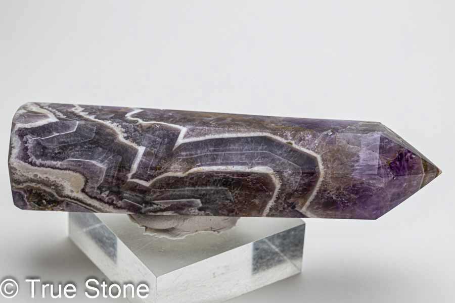 シェブロンアメジスト 六角柱 ホワイトクォーツ アメジスト アメシスト 天然石 原石