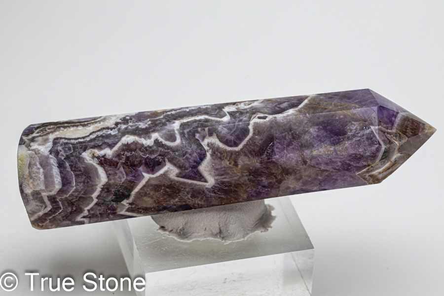 シェブロンアメジスト 六角柱 ホワイトクォーツ アメジスト アメシスト 天然石 原石