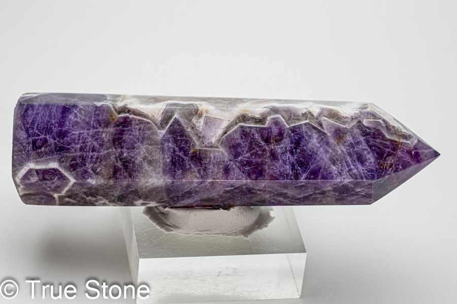 シェブロンアメジスト 六角柱 ホワイトクォーツ アメジスト アメシスト 天然石 原石