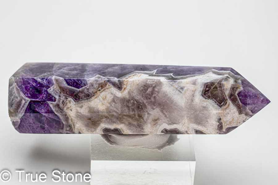 シェブロンアメジスト 六角柱 ホワイトクォーツ アメジスト アメシスト 天然石 原石