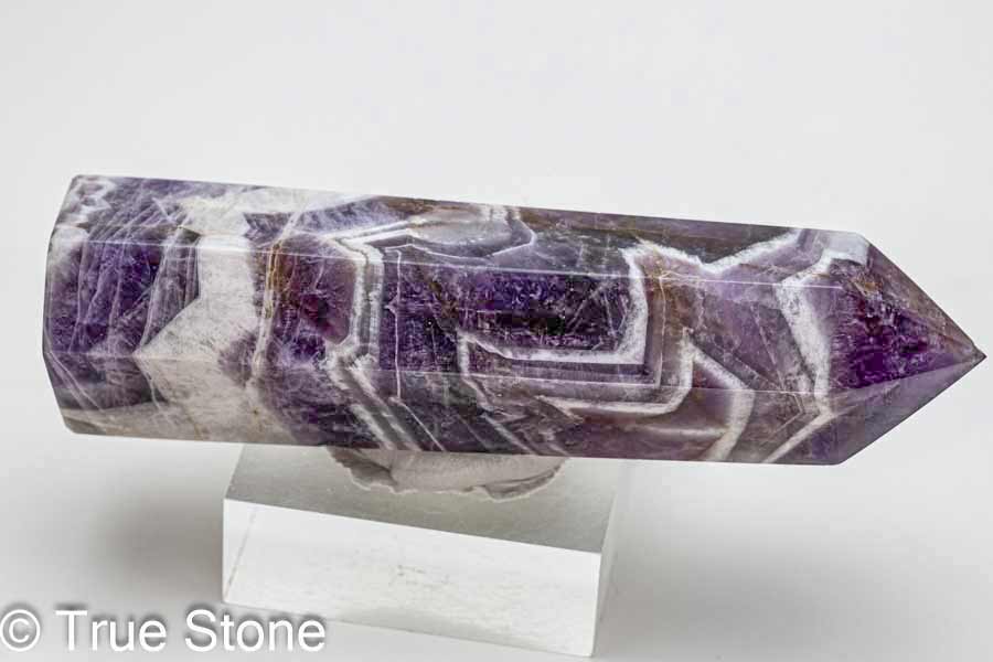 シェブロンアメジスト 六角柱 ホワイトクォーツ アメジスト アメシスト 天然石 原石