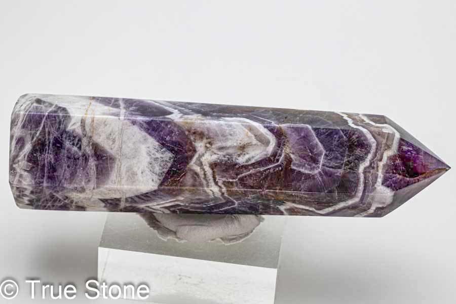 シェブロンアメジスト 六角柱 ホワイトクォーツ アメジスト アメシスト 天然石 原石