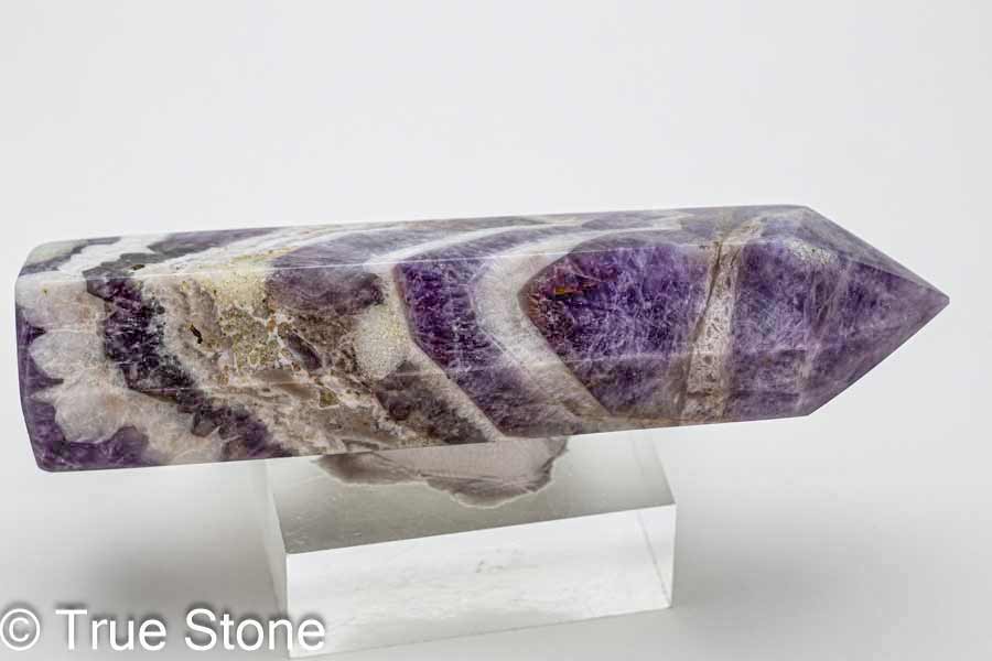 シェブロンアメジスト 六角柱 ホワイトクォーツ アメジスト アメシスト 天然石 原石