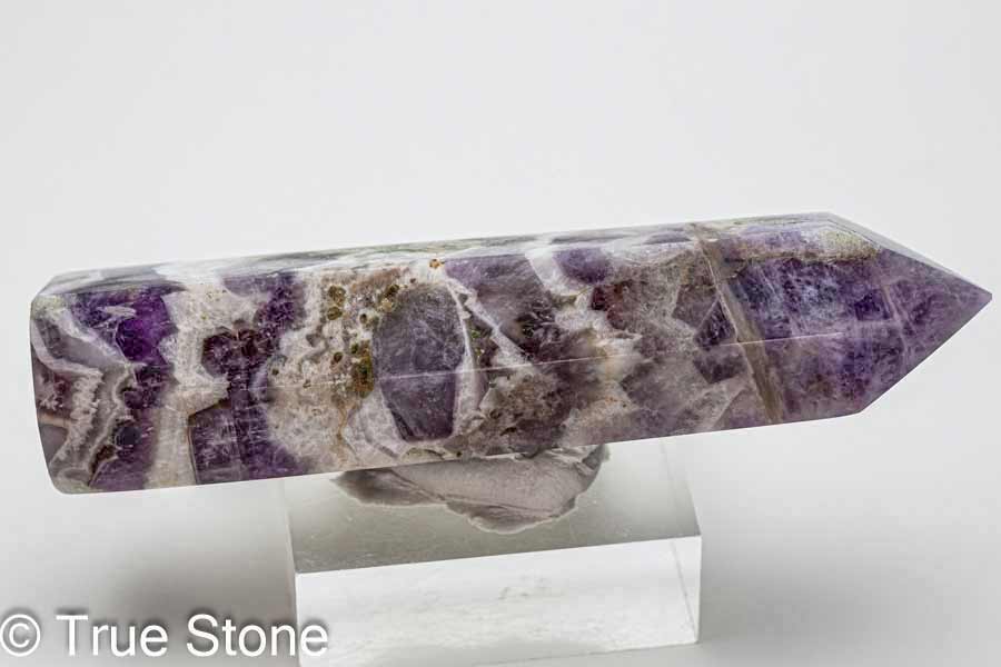 シェブロンアメジスト 六角柱 ホワイトクォーツ アメジスト アメシスト 天然石 原石