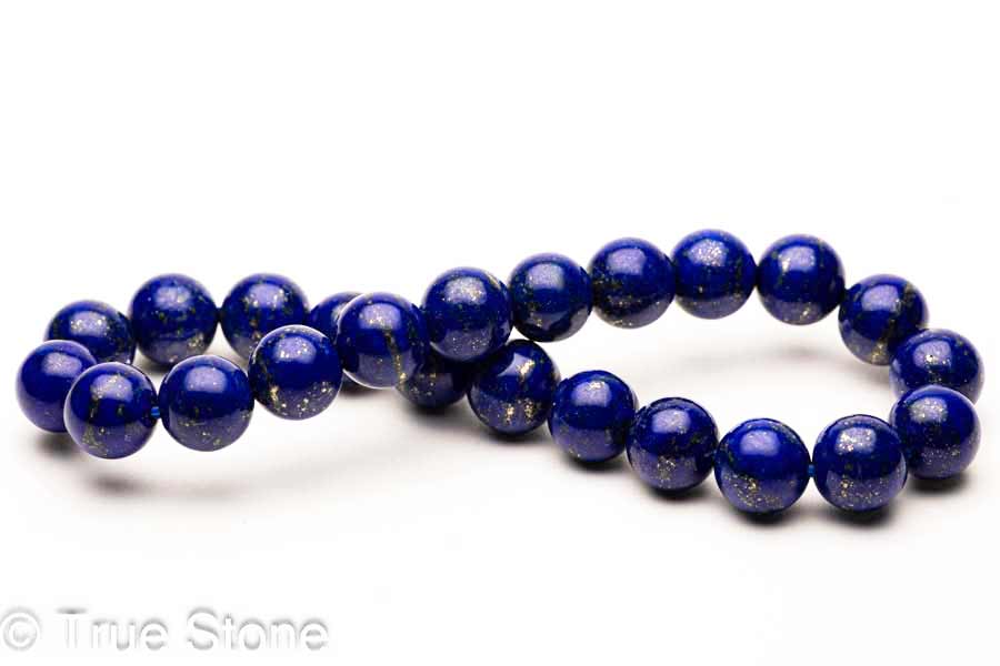 AAA 天然 ラピスラズリ ブレスレット 8mm-8.4mm 染色 着色 溶錬一切無し 正真正銘の本物