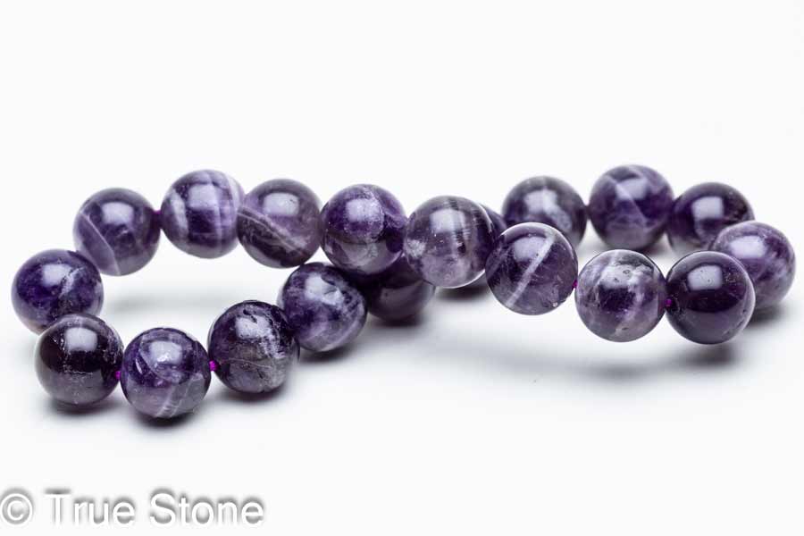 シェブロンアメジスト ブレスレット 9.8mm-10.1mm アメジスト ゼブラアメジスト ファントム パワーストーン