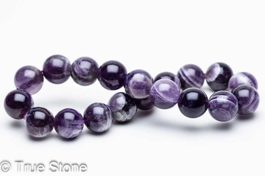 シェブロンアメジスト ブレスレット 9.8mm-10.2mm アメジスト アメシスト ファントム ゼブラアメジスト