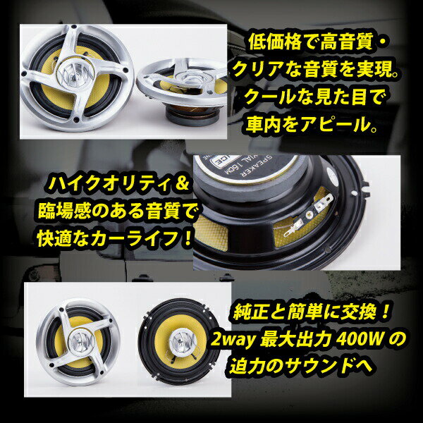 �������ԡ����� 16cm 2�ĥ��å� �֤��� �ĥ������� �ĥ������� �����ϡ� �����ե��� ���������ǥ��� ���ԡ����� ���� ���� �ⲻ�� ���� �ַ� ����դ� ���դ� ���դ� ���С��դ� ʿ��ü�� �ֺ��� �ֺ� 400W 6.3����� 2WAY