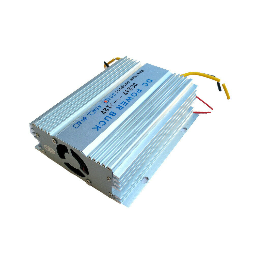 24 V → 12 V デコトラバス コンバーター 30A DC-DC 電圧変換器 2系統出力 小型タイプ デコデコ 変圧 変換 DC 3極電源タイプ トラック 24V 【カー用品】