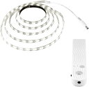 LED テープライト 2m 人感センサー 電池式 USB 白色 昼光色 ホワイト センサー カット可能 切断可能 切れる 切って使える 長さ調整 人間センサー ...