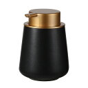 ソープディスペンサー ハンドソープ ボトル 泡 陶器 セラミック 手動 400ml 詰め替え用 詰め替え 容器 ポンプ式 ポンプ 大容量 400 洗顔 シャンプ...