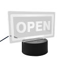 オープン アクリル プレート 看板 7色 レインボー おしゃれ OPEN サイン 営業中 電飾 点灯 LEDライト 点灯 置物 オブジェ インテリア 雑貨 かわ...