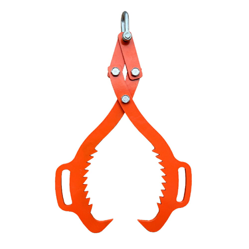 50cm 丸太トング ハンドル付 集材 ログ リフティング けん引 重機吊り上げ用トング 林業 薪 原木 林内作業