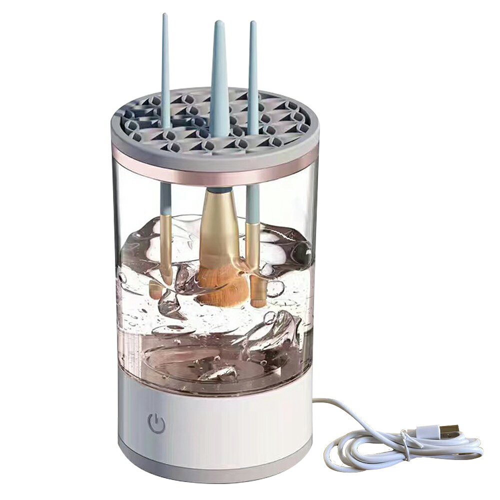 メイクブラシ クリーナー メイクブラシ洗浄機 電動 メイク ブラシ洗浄 洗浄剤可 乾燥 メイク用品 メイクグッズ コスメ メイクブラシクリーナー 化粧筆 メイク筆 洗濯 洗う ブラシお手入れ