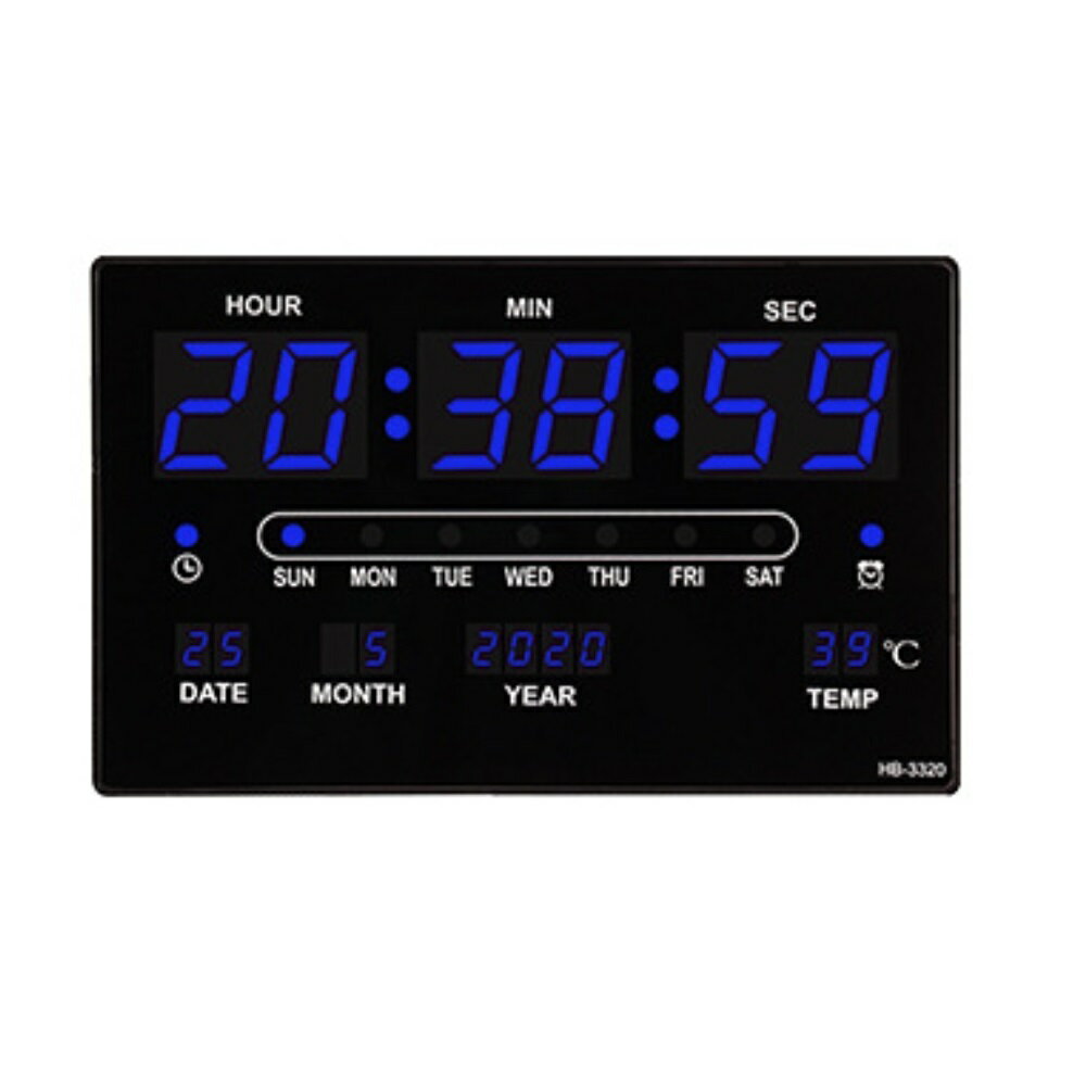 デジタル時計 時計 壁掛け デジタル 置き時計 壁掛け時計 大型 掛け時計 目覚まし時計 ライト おしゃれ かわいい 静か モダン 北欧 韓国 インテリア アラーム 温度計 見やすい 光る