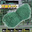 ゴルフネット 万能ネット 2m×3m 目合25mm アニマルネット 網 防獣ネット 防鳥ネット 練習用