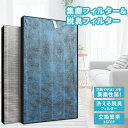 FZ-W65HF 803370172 2枚 セット シャープ 集じん制菌HEPAフィルター FZ-W65HF 洗える脱臭フィルター 803370172 互換品 ...