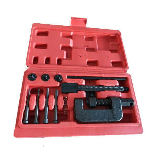 チェーンカッター ＆ カシメセット カット 圧力 カシメ 対応 バイクチェーン ドライブチェーン バイク 交換 工具