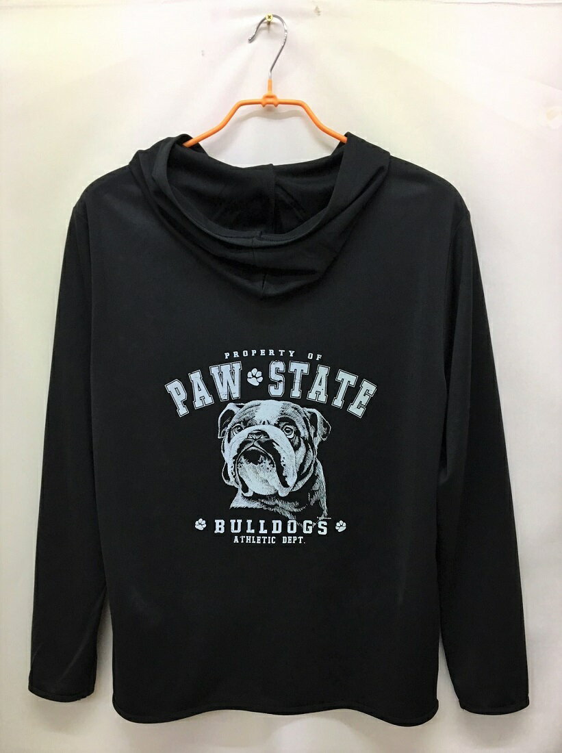 【送料無料】ブルドッグ シルエット3 ドライジップ パーカー 薄手 長袖 散歩 スポーツ ジップアップ 紫外線 UVカット レディース メンズ ユニセックス シ...