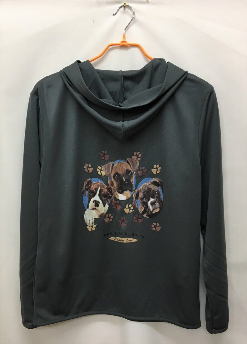 【送料無料】ボクサー (PAW) ドライジップ パーカー 薄手 長袖 散歩 スポーツ ジップアップ 紫外線 UVカット レディース メンズ ユニセックス シンプ...