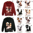 【選べる犬種 カラー サイズ】 スウェット フルジップ パーカー 大型犬E 犬柄 犬 プリント ギフト オーナーグッズ ドッグ 警察犬 ラッピング無料 かわいい...