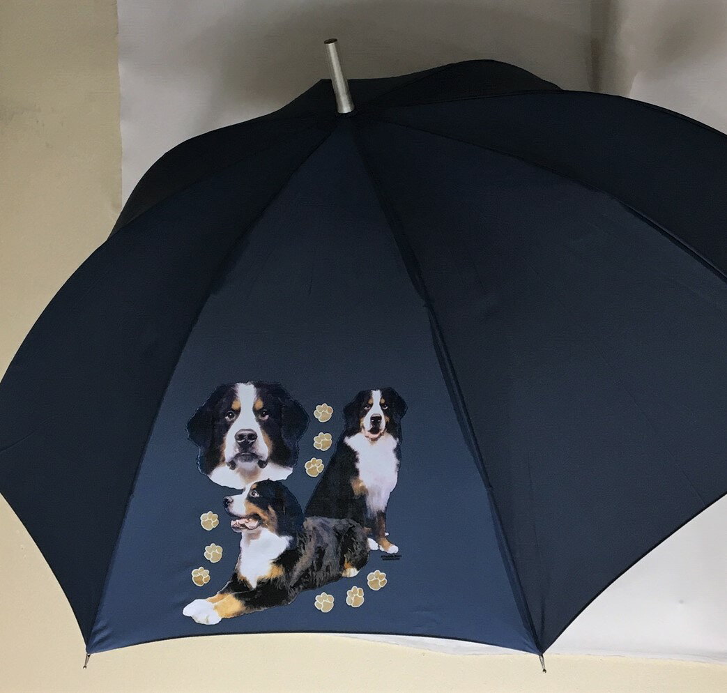 バーニーズマウンテンドッグ (集合2) 傘 65cm 直径110cm レディース メンズ 男女兼用 雨傘 かわいい おしゃれ 梅雨 レイングッズ UVカット 風...