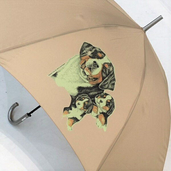 バーニーズマウンテンドッグ バーニーズ (ハート)バーニーズグッズ 傘 65cm 直径110cm レディース メンズ 男女兼用 雨傘 かわいい おしゃれ 梅雨 ...