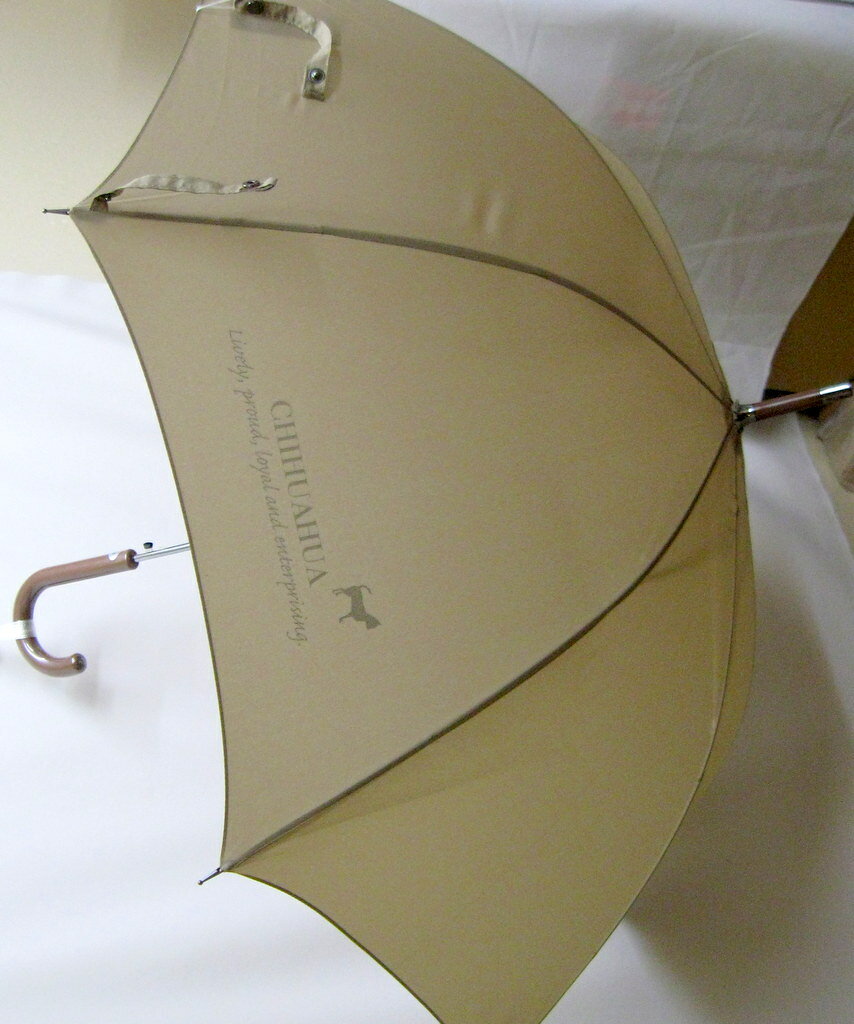 チワワ（NEW） 傘 65cm 直径110cm レディース メンズ 男女兼用 雨傘 かわいい おし...