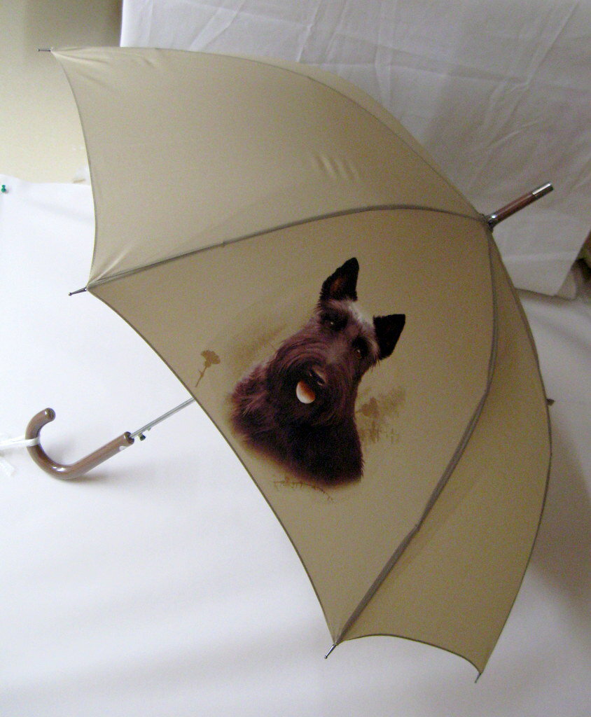 スコティッシュ・テリア（NEW） 傘 65cm 直径110cm レディース メンズ 男女兼用 雨傘 かわいい おしゃれ 梅雨 レイングッズ UVカット 風に強い 耐風 犬柄 いぬ 犬グッズ 犬プリント 父の日