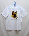ジャーマンシェパード (アニメ) tシャツ 半袖 カットソー 丸首型 クルーネック 綿100% トップス レディース メンズ シンプル かわいい おしゃれ イベ...