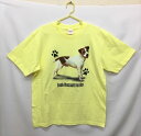 ジャックラッセルテリア (P-66) tシャツ 半袖 カットソー 丸首型 クルーネック 綿100% トップス レディース メンズ シンプル かわいい おしゃれ ...