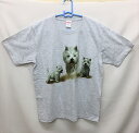 ウエストハイランドホワイトテリア (スリーポーズ2)ウエスティー tシャツ 半袖 カットソー 丸首型 クルーネック 綿100% トップス レディース メンズ シ...
