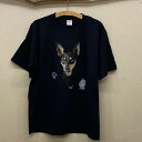 ミニチュアピンシャー ミニピン (W-0013) tシャツ 半袖 カットソー 丸首型 クルーネック 綿100% トップス レディース メンズ シンプル かわいい...