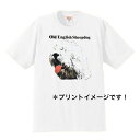 オールドイングリッシュシープドッグ tシャツ 半袖 カットソー 丸首型 クルーネック 90s USA ビンテージ 直輸入柄 綿100% トップス レディース メンズ かわいい おしゃれ イベント お揃い ドdog ドッグ 犬 犬柄 いぬ 犬プリント 犬種別 犬グッズ ひな祭り