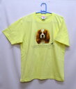 半袖Tシャツ キャバリア tシャツ 半袖 カットソー 丸首型 クルーネック 綿100% トップス レディース メンズ オーナーグッズ シンプル かわいい おしゃ...