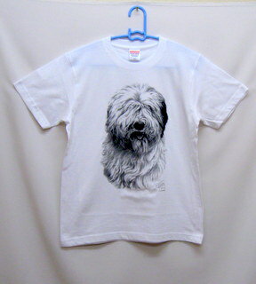 楽天犬と動物　トラストワンポイントオールドイングリッシュ・シープドッグ tシャツ 半袖 カットソー 丸首型 クルーネック 綿100％ トップス レディース メンズ シンプル かわいい おしゃれ イベント お揃い ドッグ 犬 犬柄 いぬ 犬プリント 犬種別 犬グッズ 父の日