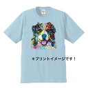 ボーダーコリー tシャツ 半袖 カットソー 丸首型 クルーネック 綿100% トップス レディース メンズ シンプル かわいい おしゃれ イベント お揃い ドッグ 犬 犬柄 いぬ 犬プリント 犬種別 犬グッズ ネオンカラー