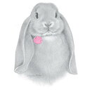 ウサギ (エンピツ) ラビット tシャツ 半袖 カットソー 丸首型 クルーネック 綿100% トップス レディース メンズ シンプル かわいい おしゃれ イベン...