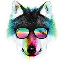 ウルフ (32−L) 動物野生動物 狼 オオカミ tシャツ 半袖 カットソー 丸首型 クルーネック 綿100% トップス レディース メンズ シンプ...