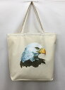 鳥 イーグル eagle 白頭鷲 鷲 (17−D) 猛禽類 トートバッグ エコバッグ マイバッグ【Lサイズ/大】かわいい おしゃれ レディース メン...