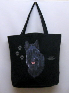 スコティッシュテリア スコッチ トートバッグ エコバッグ マイバッグ【Lサイズ/大】かわいい おしゃれ レディース メンズ 男女兼用 a4 大きめ キャンバス ...