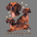 ダックスフント柄中綿入りハーフコート(21372HD4) 送料無料