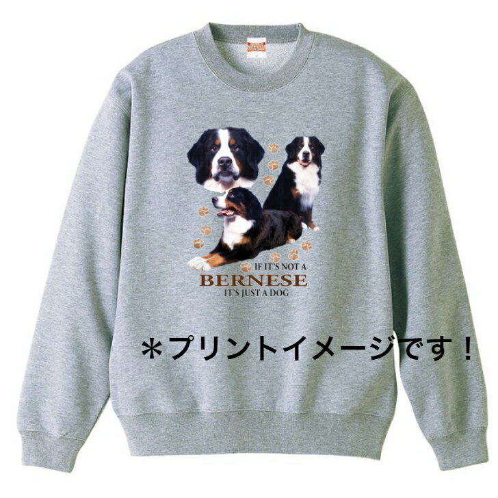 バーニーズ (21354HD4) スウェット トレーナー ラウンドネック 長袖 レディース メンズ ユニセックス 綿100% プルオーバー シンプル かわいい ...