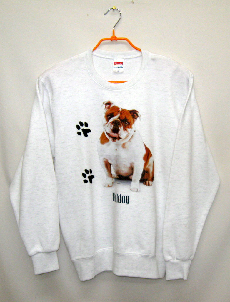 ブルドッグ （P-39） スウェット トレーナー ラウンドネック 長袖 レディース メンズ ユニセックス 綿1..