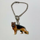 ジャーマンシェパード【キーホルダー チャーム 】シェパードグッズ バッグチェーン マスクチャーム アクリル 犬 いぬ イヌ dog 犬種別 犬雑貨 オーナーグッ...