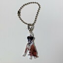 ボクサー【キーホルダー チャーム 】 ボクサーグッズ バッグチェーン マスクチャーム アクリル 犬 いぬ イヌ dog 犬種別 犬雑貨 オーナーグッズ かわいい...