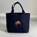 【メール便送料無料】コンゴウインコ 刺? トート Sサイズ 厚手 トートバッグ (小)小さめ お散歩バッグ 鳥プリント バード オウム インコ かわいい ギフト プレゼント(4)