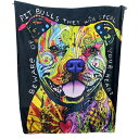 ピットブルテリア A ブランケット ひざ掛け 犬 dog DOG フルプリント プリント フリース 大判 暖かい かわいい ふわふわ 冷房対策 ベッドカバー アウトドア ソファーカバー シェパードグッズ ギフト(3)